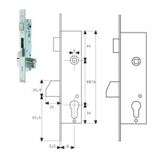 FECHADURA TESA 2210 CRI.30